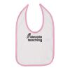 Infant Contrast Trim Premium Jersey Bib Thumbnail